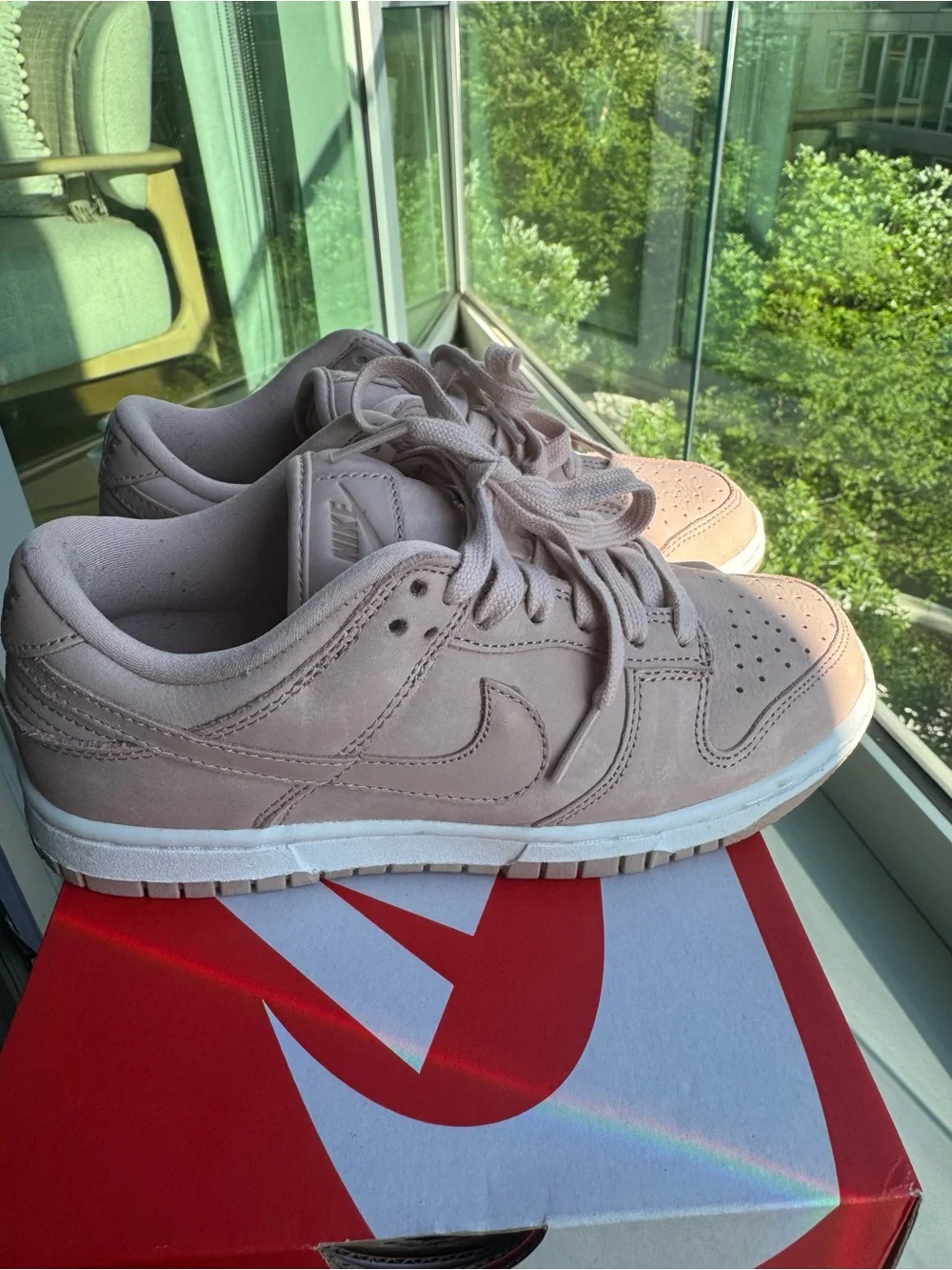 Nike Dunk Low Blush Pink Leather Sneaker
